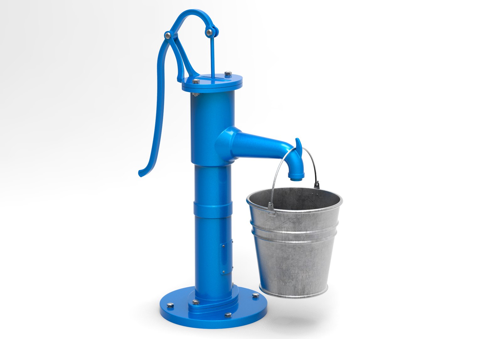 Water Pump Bucket Model - TurboSquid 1323681