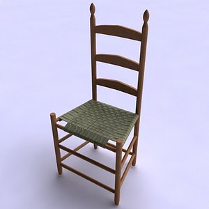 3d model shaker chair