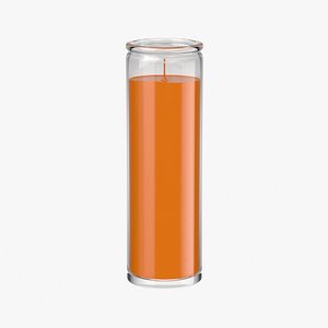 3D Halloween Party  Candle in a Glass Tube