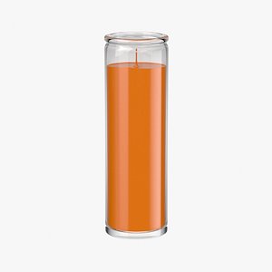 Halloween Party Candle in a Glass Tube