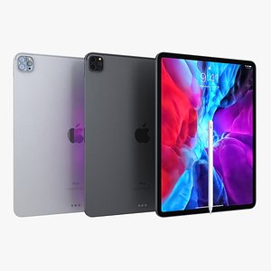 3D apple ipad pro 12 model