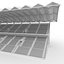 3D Stadium Tribune 07 model