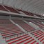 3D Stadium Tribune 07 model