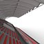 3D Stadium Tribune 07 model