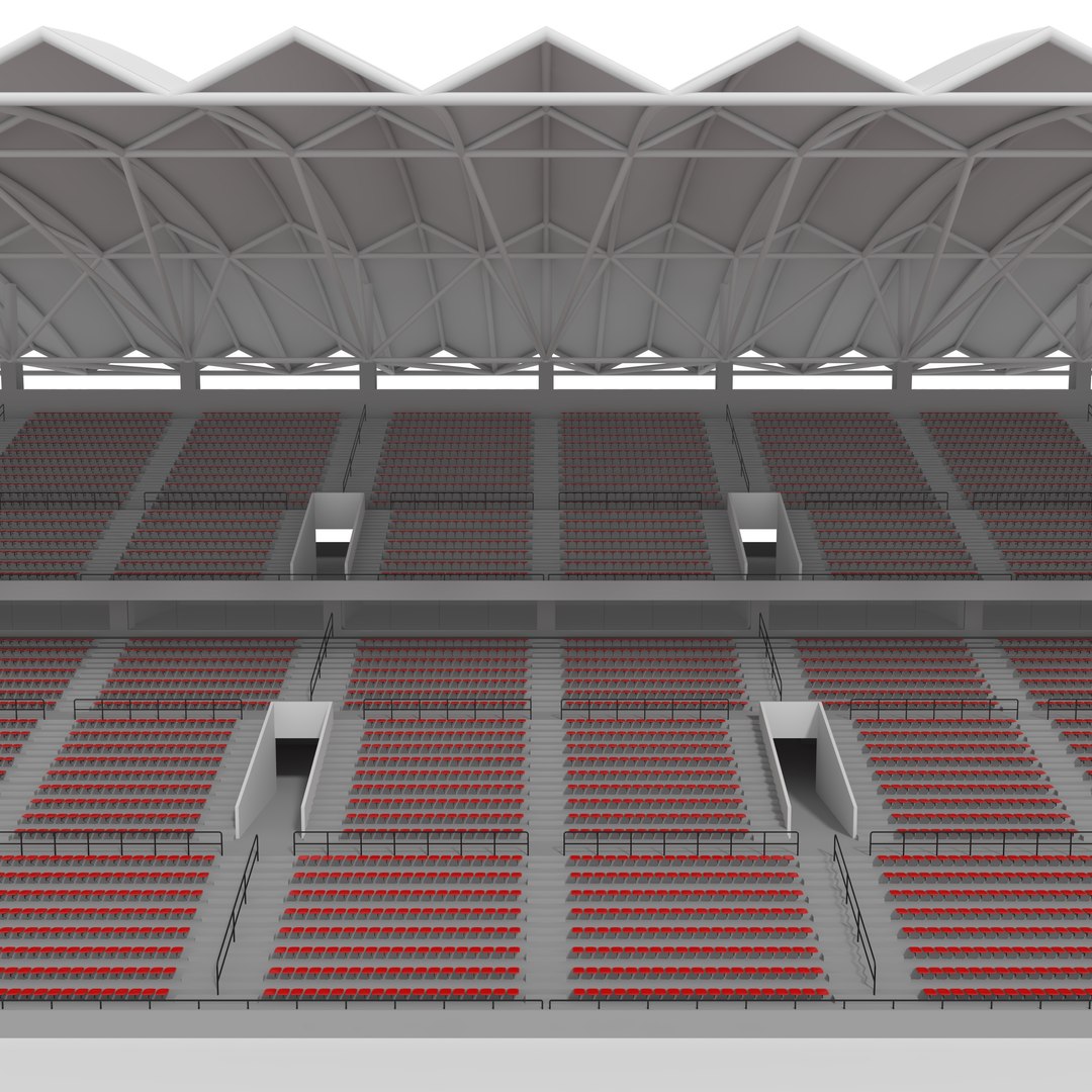 3D Stadium Tribune 07 Model - TurboSquid 2391336