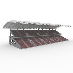 3D Stadium Tribune 07 model