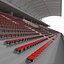3D Stadium Tribune 07 model