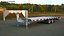 Trailer de coleta de equipamento Gooseneck