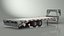 Trailer de coleta de equipamento Gooseneck