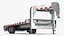 Trailer de coleta de equipamento Gooseneck