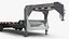 Trailer de coleta de equipamento Gooseneck