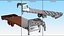 Trailer de coleta de equipamento Gooseneck