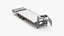 Trailer de coleta de equipamento Gooseneck