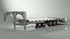 Trailer de coleta de equipamento Gooseneck