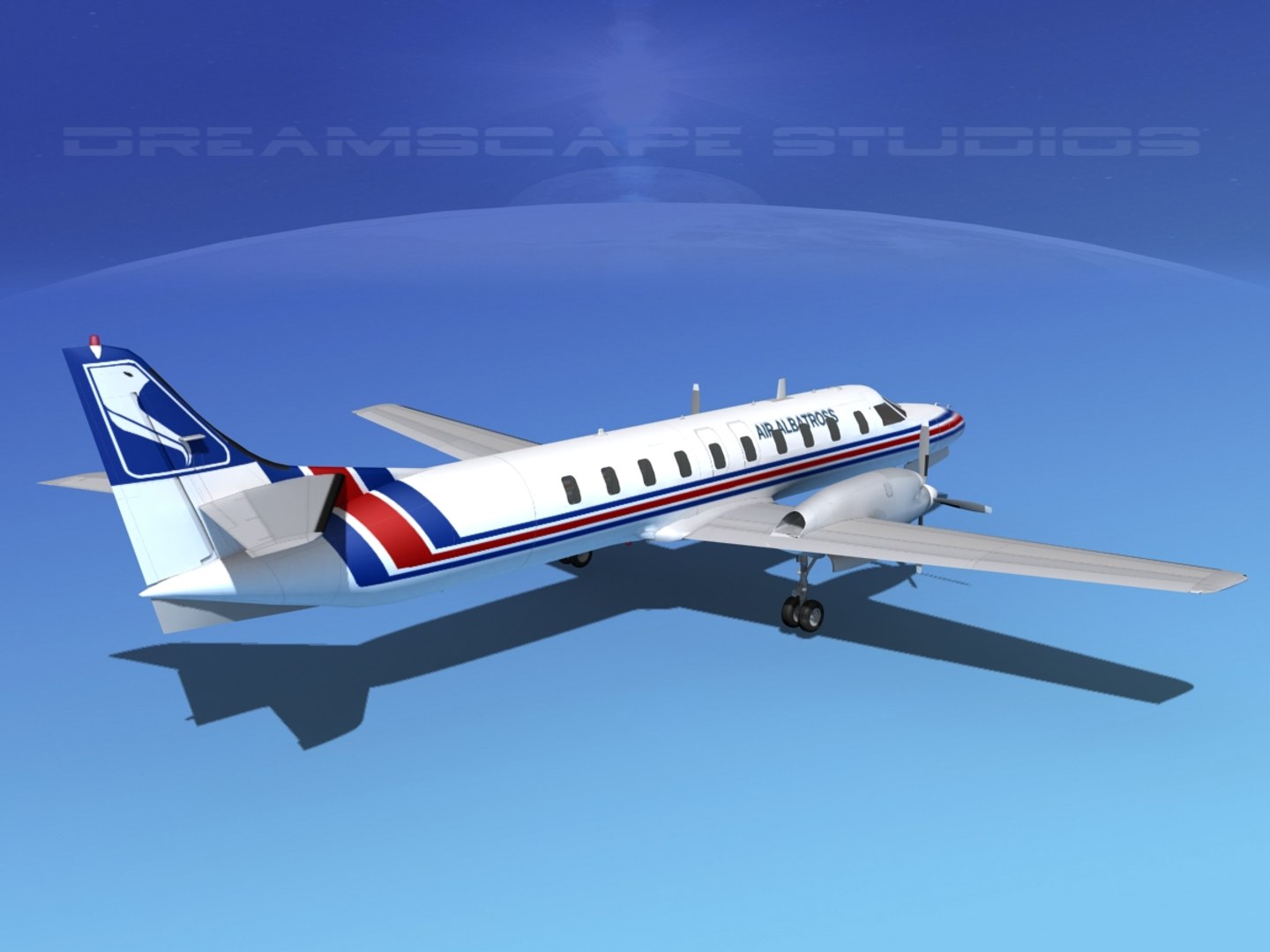 3d Metroliner Sa226 Swearingen Model
