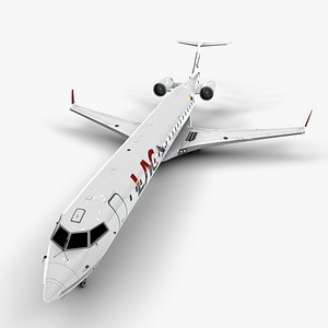 linea aerea cuencana bombardier crj 3D model