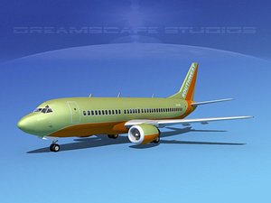 3d model boeing 737 737-300