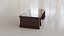 Wooden Desk 3D model