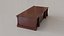 Wooden Desk 3D model