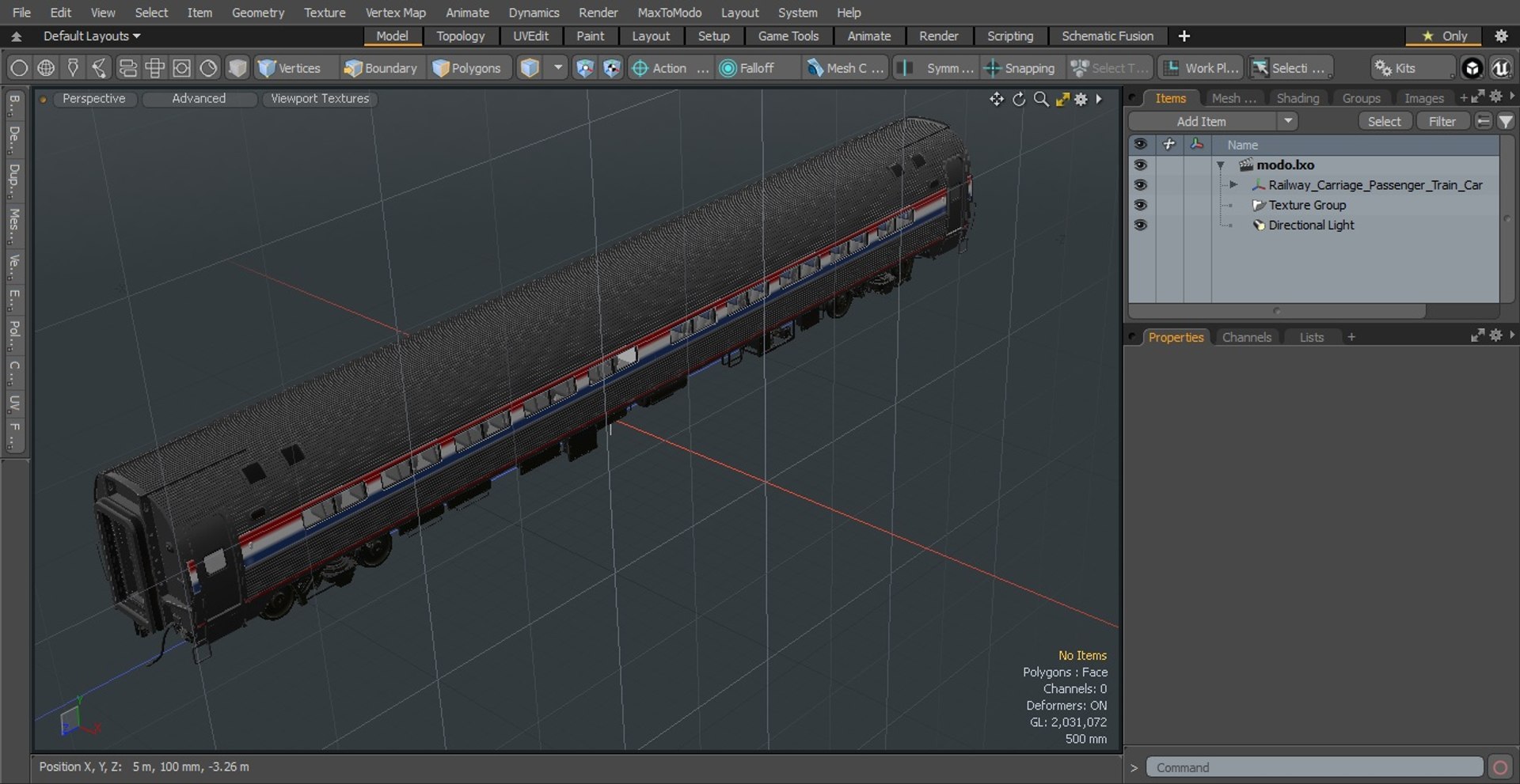 3D model Railway Carriage Passenger Train Car - TurboSquid 2153049