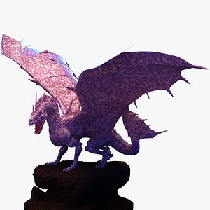 dragon winged 3D model