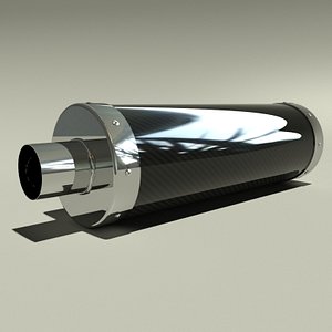 3ds max carbon fibre exhaust