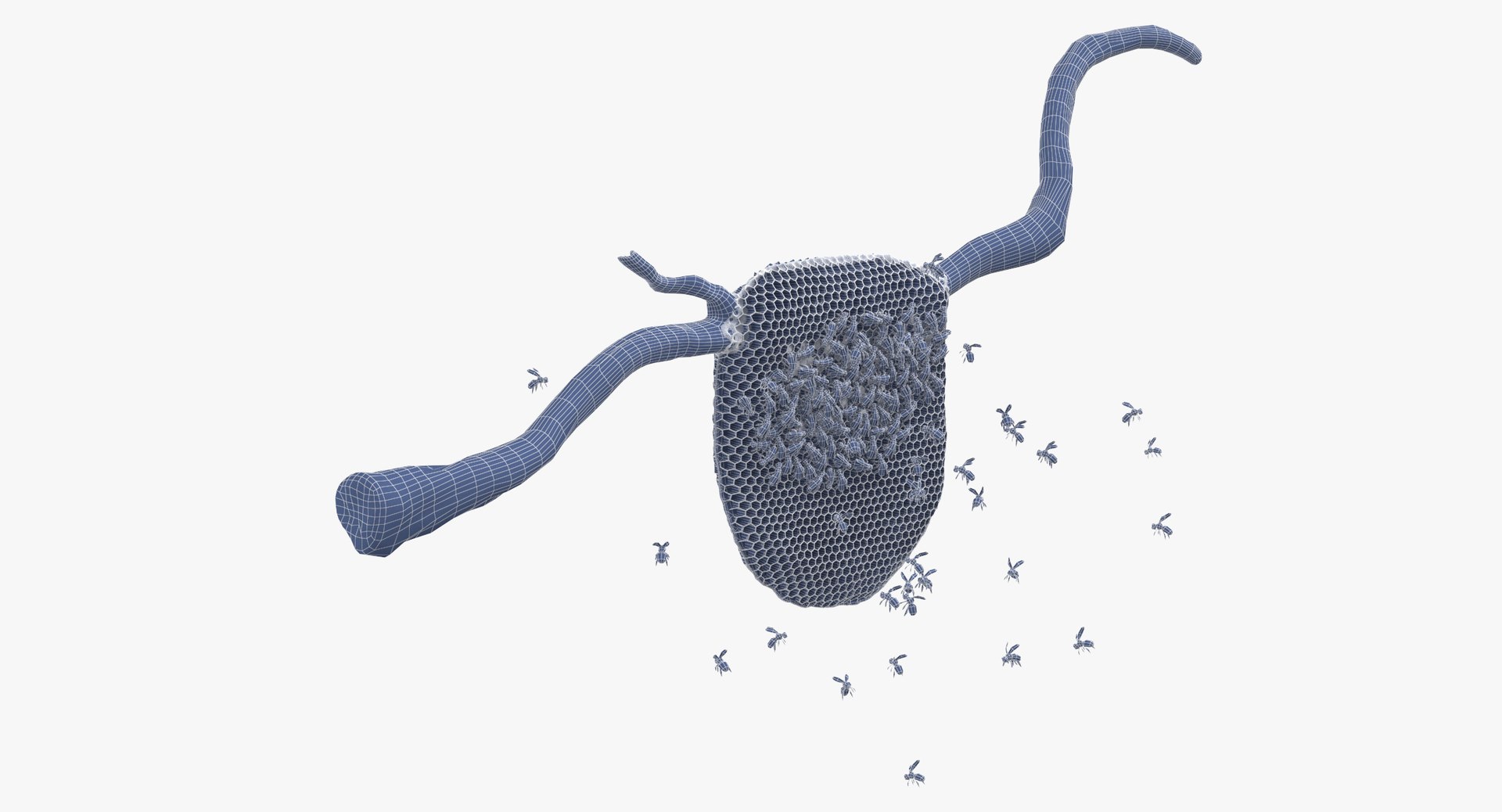 3D model bee hives - TurboSquid 1396927