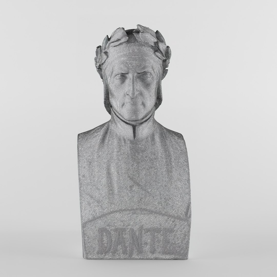 3D Dante Alighieri Model TurboSquid 1896998