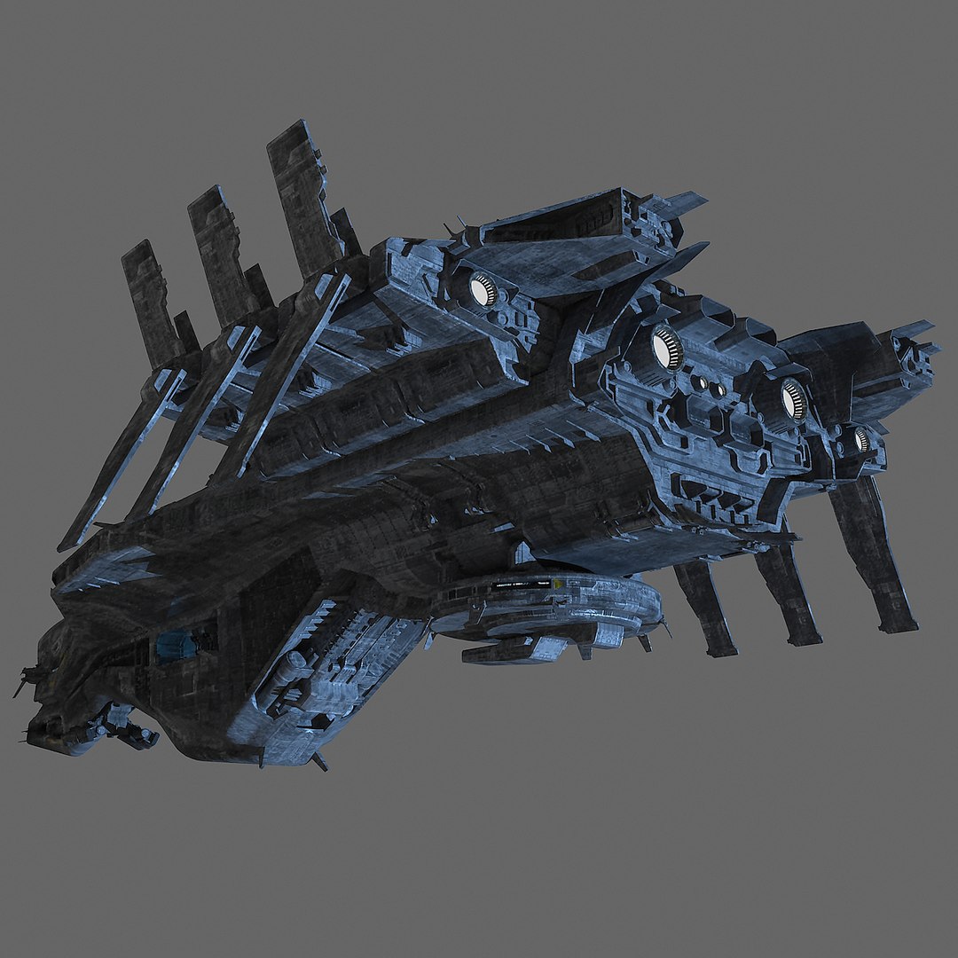 Spaceship Cruiser 3d Model