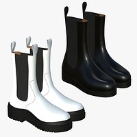 Realistic Leather Boots V35