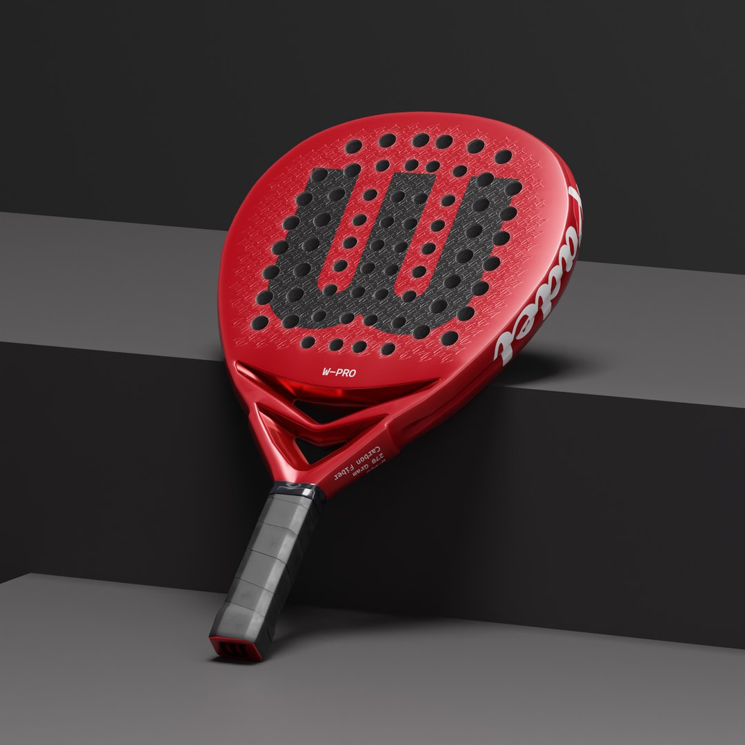 Padel Racket 3d Model 4K PBR Textures Realistic Tennis Sports Equipment ...