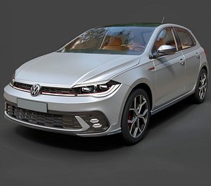Volkswagen Polo GTI Compact Sports Car - Hyper-Detailed Cinematic 3D Asset