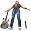 3D model pack rockstar guitar microphone