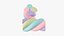 marshmallow candy shape 3D model