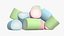 marshmallow candy shape 3D model