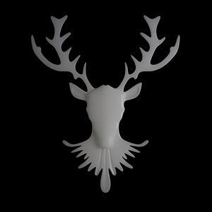 deer neckless 3d model
