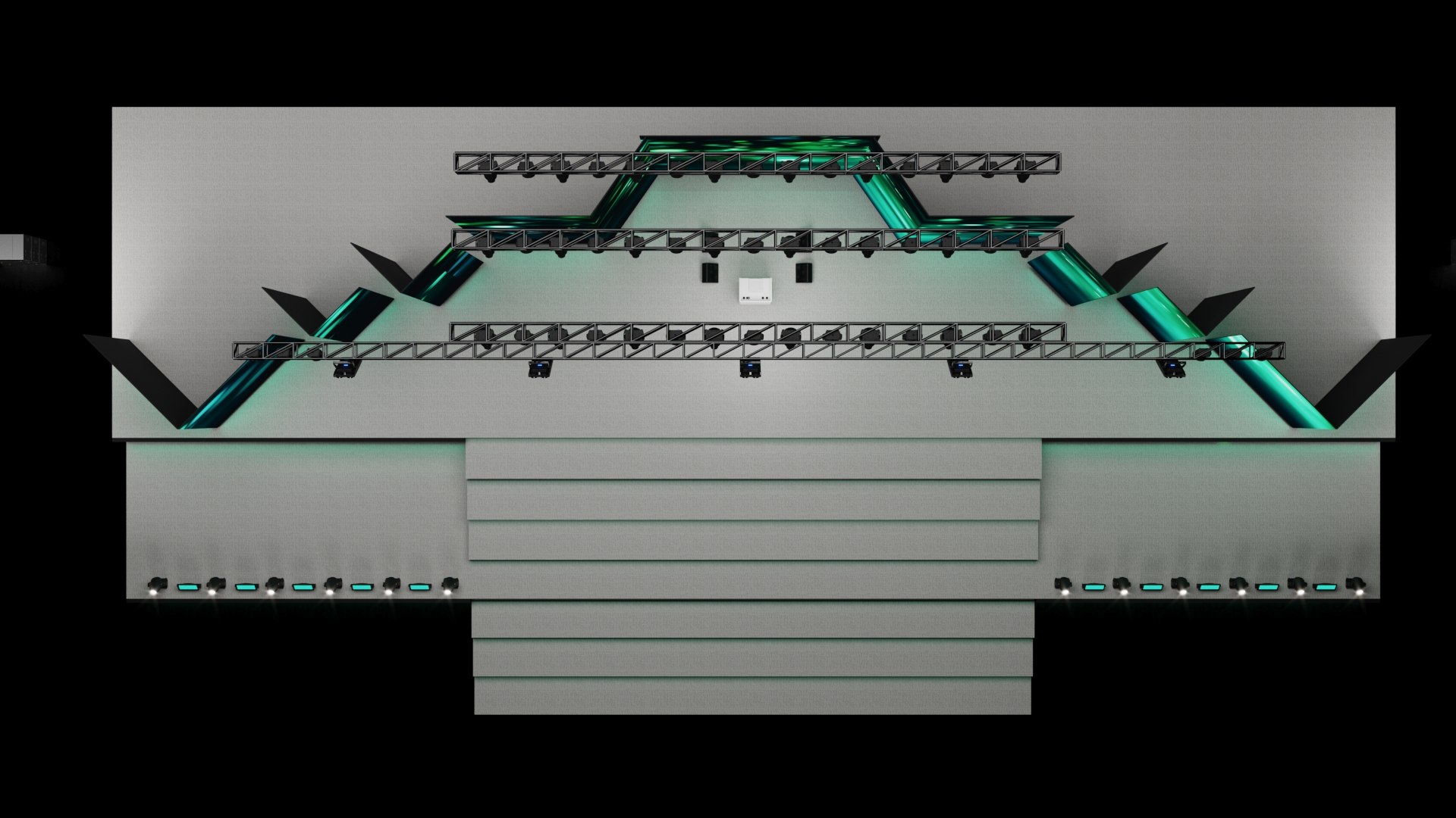 3D Concert Stage Design 5 - TurboSquid 2160058