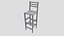 Stool 32 with PBR 4K 8K