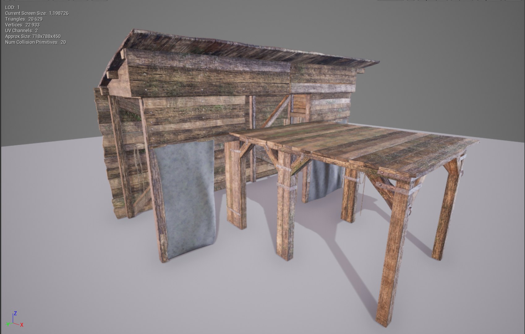 Shed model https://p.turbosquid.com/ts-thumb/Wi/XEnd8U/MO/u4_lod1/png/1675419559/1920x1080/fit_q87/aad772382d9c3b22aa0eba2195e6f617c09fef75/u4_lod1.jpg