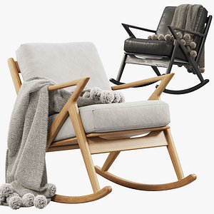 3D Joybird Soto Rocking Chair 3 options model