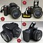 photo cameras v1 3d model