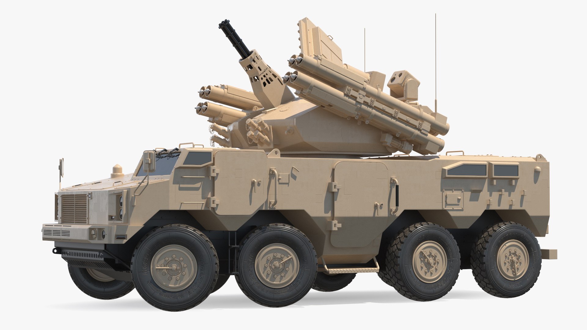 Type 625E Weapon Control System Sand Colored Rigged 3D Model ...