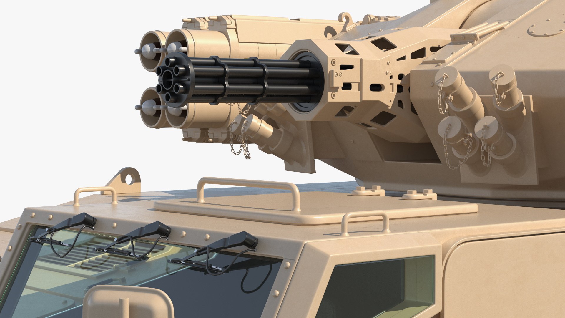 Type 625E Weapon Control System Sand Colored Rigged 3D Model ...