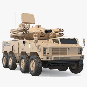 Type 625E Weapon Control System Sand Colored Rigged