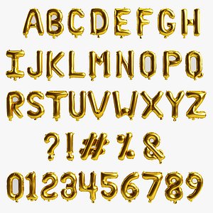 Gold balloons