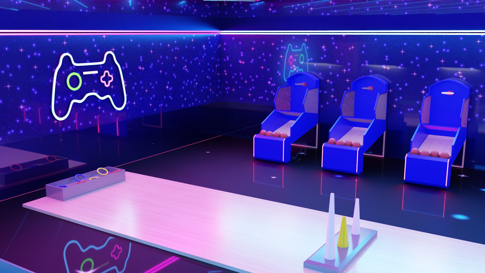 3D Smash Arcade Asset Pack Interior Model - TurboSquid 2426594