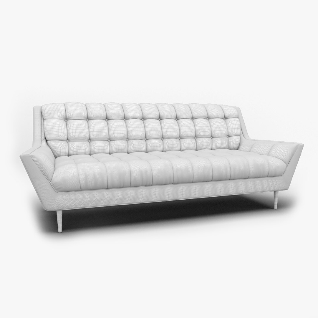 Response Fabric Sofa 3D Model - TurboSquid 1241604