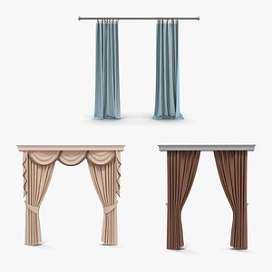 3D model Curtain Collection 2