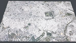 Cityscape Madrid Spain