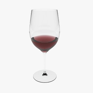 Wine Glass Red-Cabernet Merlot-01 3D model